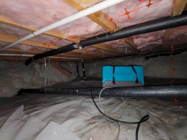 Crawl Space Water Remediation in Yuba City